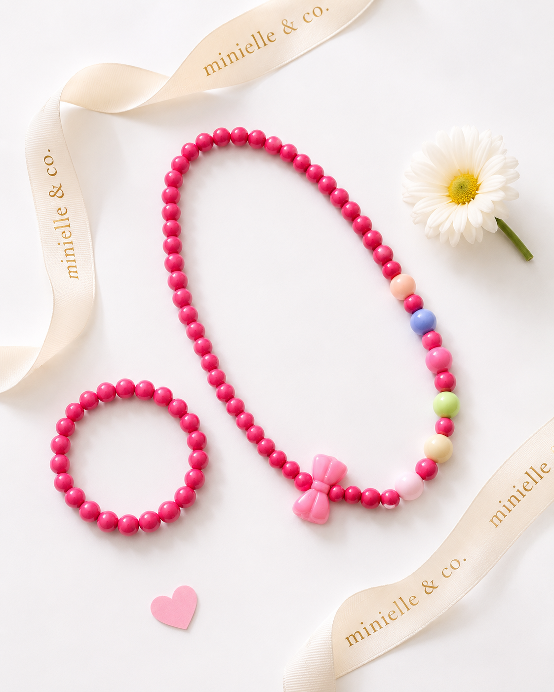 Bow Necklace Set