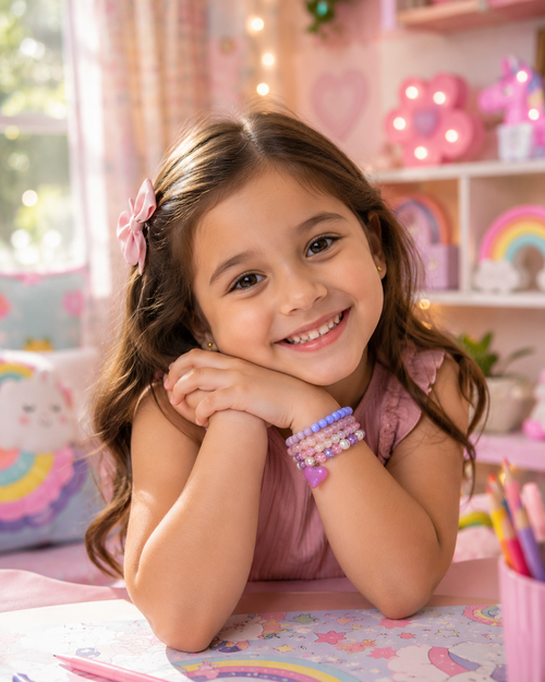 Heart Bead Bracelet